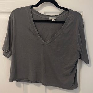 Hobo chic Earthbound Distressed Crop Top